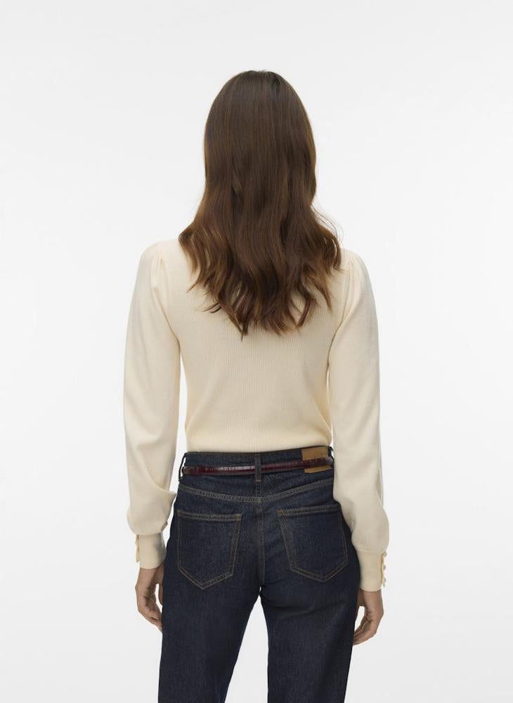 VERO MODA VMNEW HOLLY LS O-NECK PULLOVER BOO - Image 2