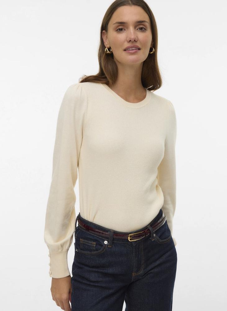 VERO MODA VMNEW HOLLY LS O-NECK PULLOVER BOO - Image 1