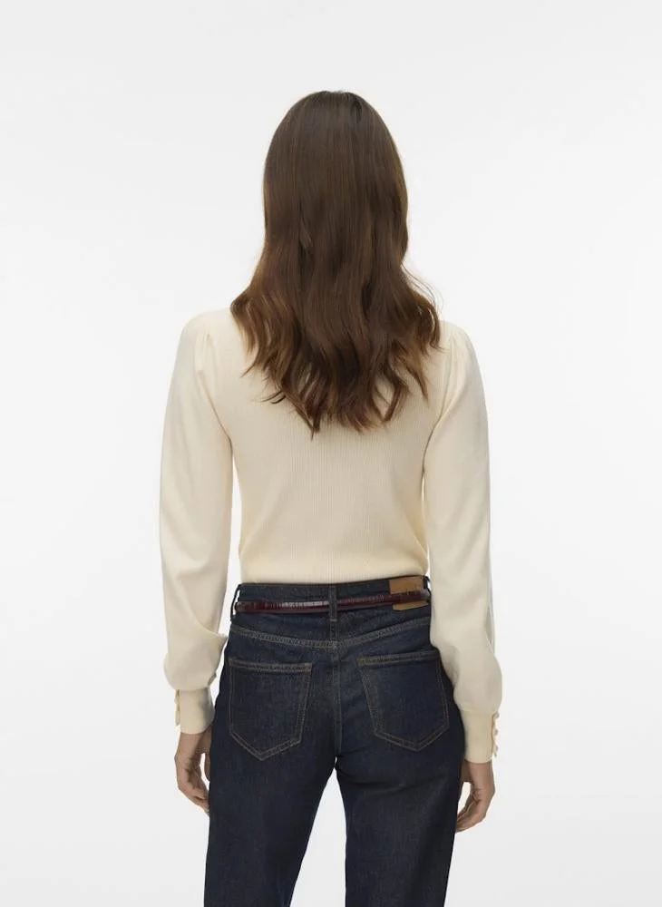 VERO MODA VMNEW HOLLY LS O-NECK PULLOVER BOO