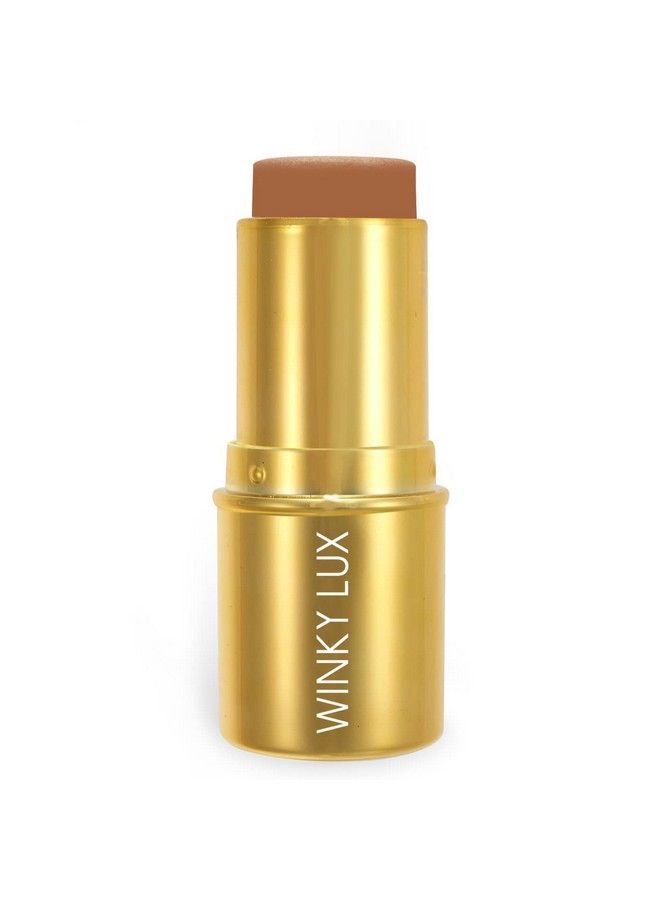 Winky Lux Bronze Age Bronzer Stick Golden Touch Cream Bronzer and Contour Stick Hydrating Makeup Stick for Flawless Smooth Skin Vitamin E and Meadowfoam Seed Oil Face Makeup Easy to Use Bronzer - Image 1