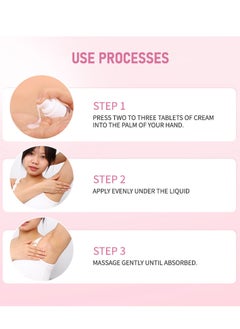 EELHOE Gluta Moisturizing Underarm Cream, Whitening Cream for Private Part Underarm Whitening, Sakura Pearl Cream, Body Bleaching Cream for Intimate Areas，Body Dark Spot Remover，Skin Whitening Cream, Brightening Cream  - Image 3