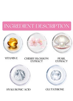 EELHOE Gluta Moisturizing Underarm Cream, Whitening Cream for Private Part Underarm Whitening, Sakura Pearl Cream, Body Bleaching Cream for Intimate Areas，Body Dark Spot Remover，Skin Whitening Cream, Brightening Cream  - Image 4