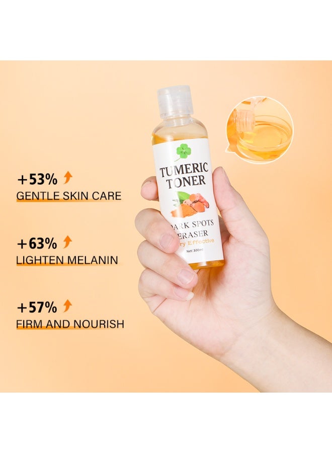 موويام زيت الكركم وتونر لتصحيح البقع الداكنة للوجه والجسم علاج متعدد الأغراض لفرط التصبغ وحب الشباب ومكافحة الشيخوخة يرطب ويضيء البشرة - Image 4