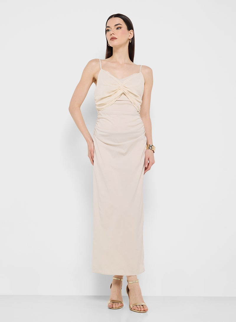 Ginger Twist Front Maxi Dress  - Image 4