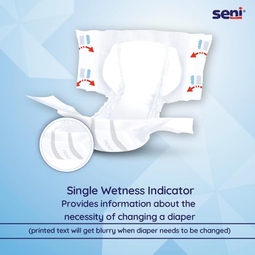 Seni Air Classic Adult Diapers S - 10pcs | Economy | Air Breathable | High Absorbency | Odour Stop | Comfort & Skin Friendly | Derma tested - Image 4