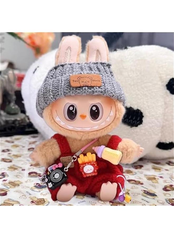 Arabest 2025 New Clothes for Labubu Outfit, Exquisite Accessories for Labubu,Cute Clothes Set for 17 cm Labubu Accessories (#E)  - Image 5