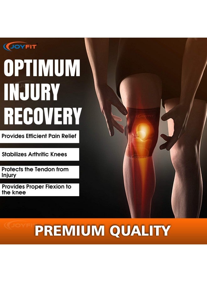 JoyFit JoyFit Knee Cap - Knee Support with Anti Slip Design, Adjustable, Breathable Neoprene Knee Brace for Arthritis, Pain Relief, Sports Activities Gym Workouts for Men & Women (1 pc) - Image 4