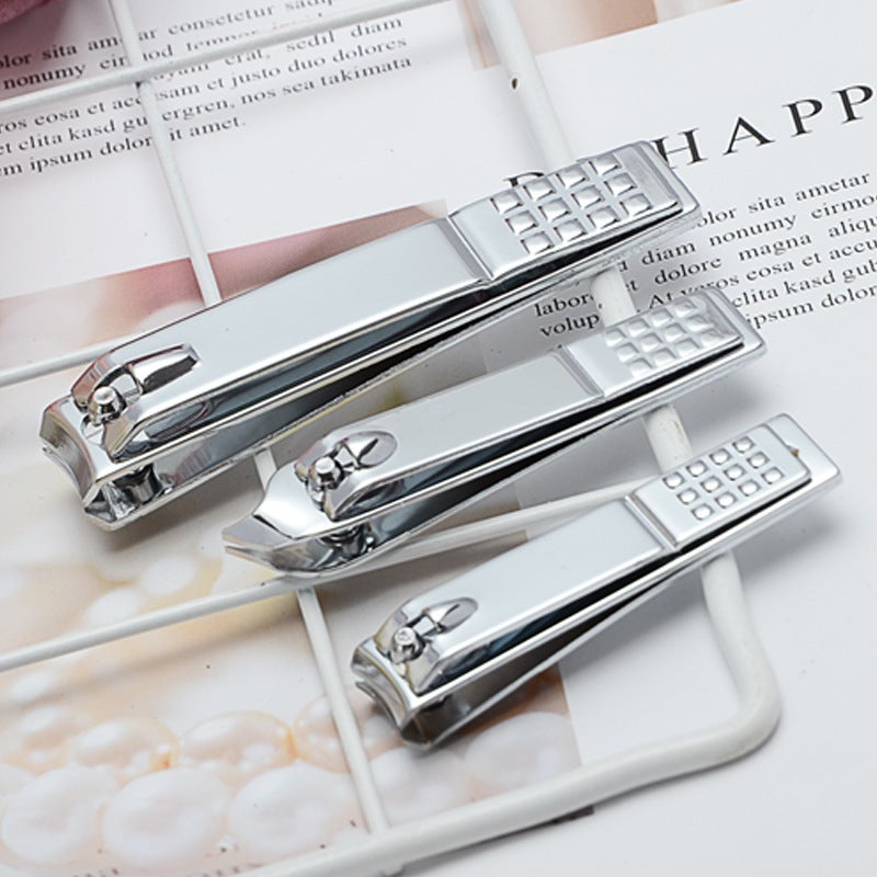 Manufacturers wholesale stainless steel nail scissors manicure knife nail clippers dead skin eyebrow scissors tool manicure set Black Square Leather Case Nail Clippers 12-Piece Set - Image 3