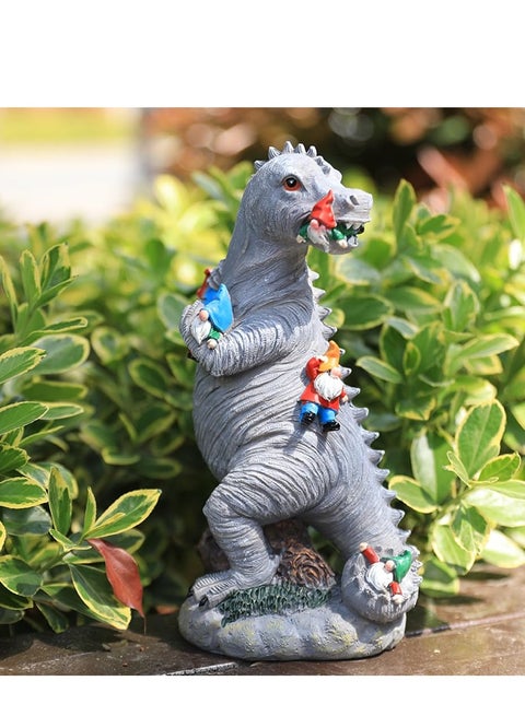 SYOSI Garden Dinosaur Decorations, Funny Fairy Garden Miniature