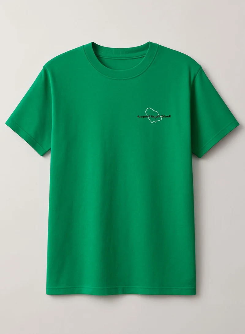 LOWHA Cotton T-Shirt for Saudi National Day or Everyday Saudi Pride Wear for Women & Men