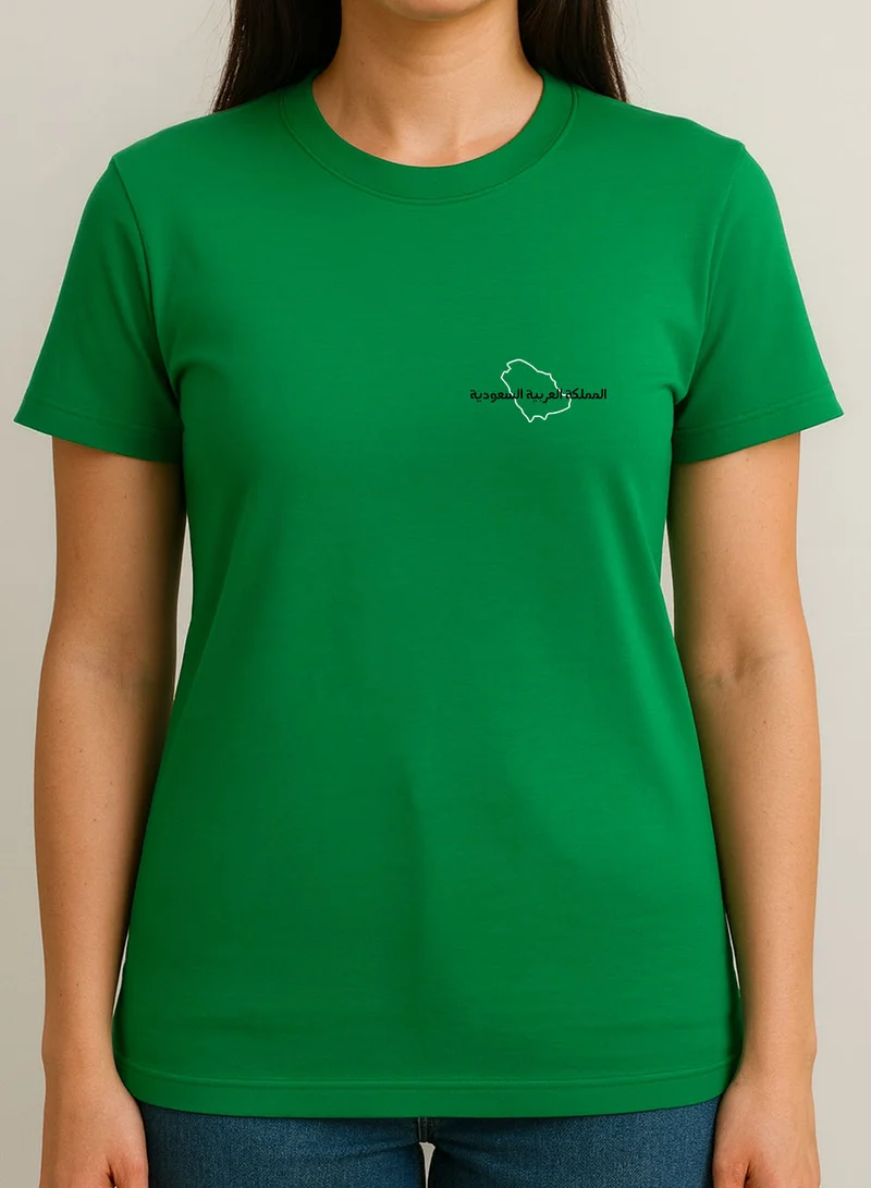 LOWHA Cotton T-Shirt for Saudi National Day or Everyday Saudi Pride Wear for Women & Men