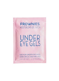 Frownies Under Eye Gel Patches for Puffy Eyes - Under Eye Patches for Dark Circles with Cactus Collagen - Under Eye Mask for Dark Circles and Puffiness - Reusable, 3 Pack