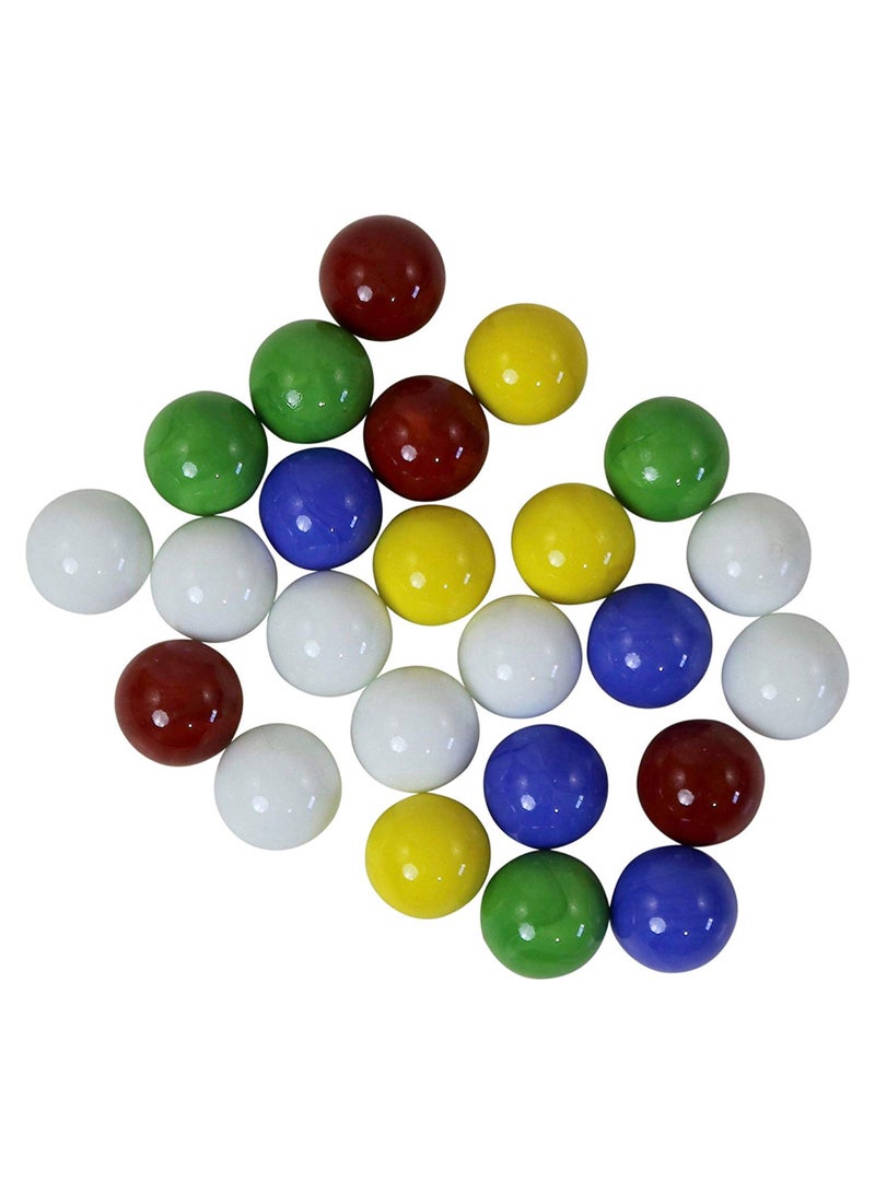 Mega Marbles SET OF 24 ASSORTED BULK - 1" SHOOTER MARBLES - Image 1