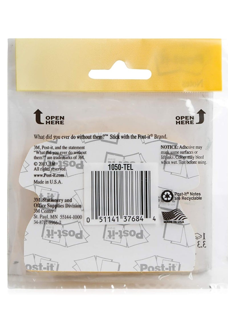 Post It 1 Pack Unique Shape Sticky Notes 3.3 Inch X 2.8 Inch - Image 3