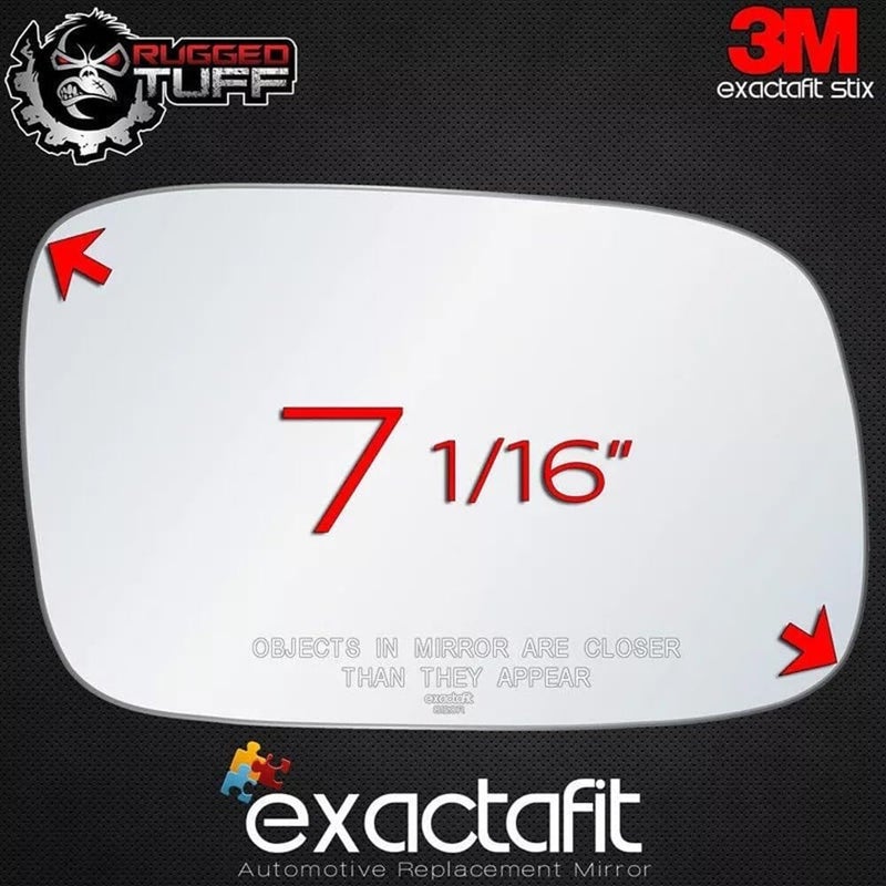 Rugged TUFF exactafit 8120R Passenger Side Mirror Glass Replacement Repair Compatible With 2002-2003 Lexus ES300, 2004-2006 ES330, 1998-2005 GS300, 1998-2000 GS400, 2001-2005 GS430 - Image 4