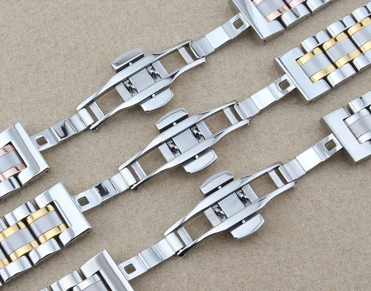 Bluejw Replacement 304 Solid Stainless Steel Metal Watch Strap for Watch Band – Durable, Adjustable, and Comfortable - Image 5