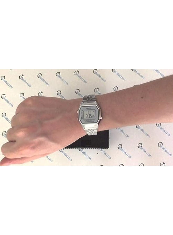 CASIO Stainless Steel Digital Wrist Watch LA680WA-7DF - Image 2