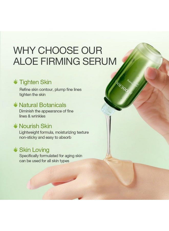Aloderma Aloderma Firming Face Serum with 64% Organic Aloe Vera - Age-Defying Face Plumping Serum for Radiant Skin - Tighten Skin, Reduce the Appearance of Fine Lines & Wrinkles with Hyaluronic Acid, 1.7 Oz  - Image 2