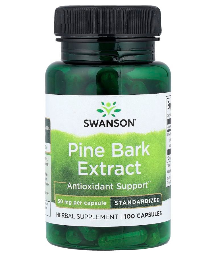 SWANSON Pine Bark Extract Standardized 50 mg 100 Capsules