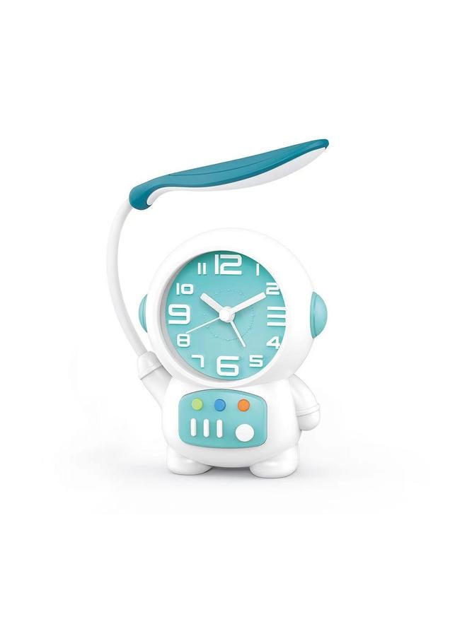 Bluejw New Astronaut Alarm Clock Table Lamp Integrated Cartoon Clock Ornament Student Wake-up Artifact Learning Bedside LED Light - Image 1