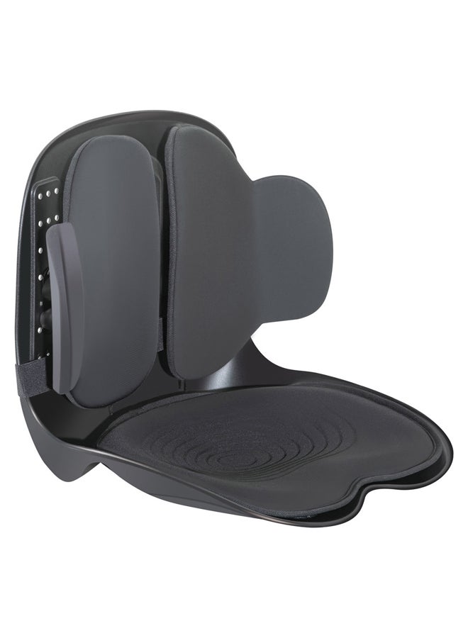 دي بي تي، وسادة ظهر متعددة الاستخدام، وسادة قابلة للتعديل، اسود، مقاس 41*41 سم - Image 1