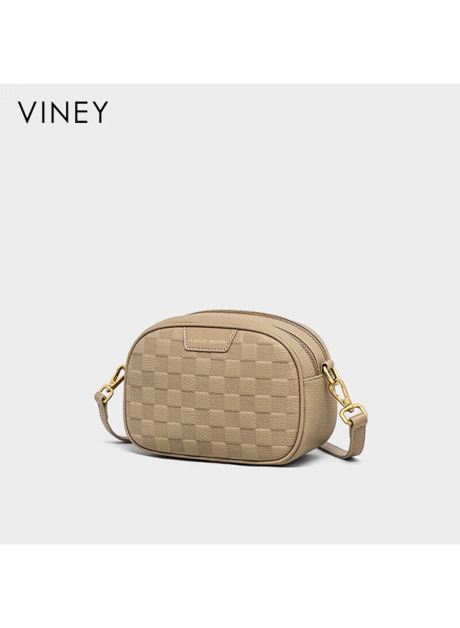 Viney Leather Handbag, Women's Bag, Niche Crossbody Small Bag, Light Luxury Brand Shoulder Bag, Birthday Gift, Stylish Present For Girlfriend Or Wife - Image 4