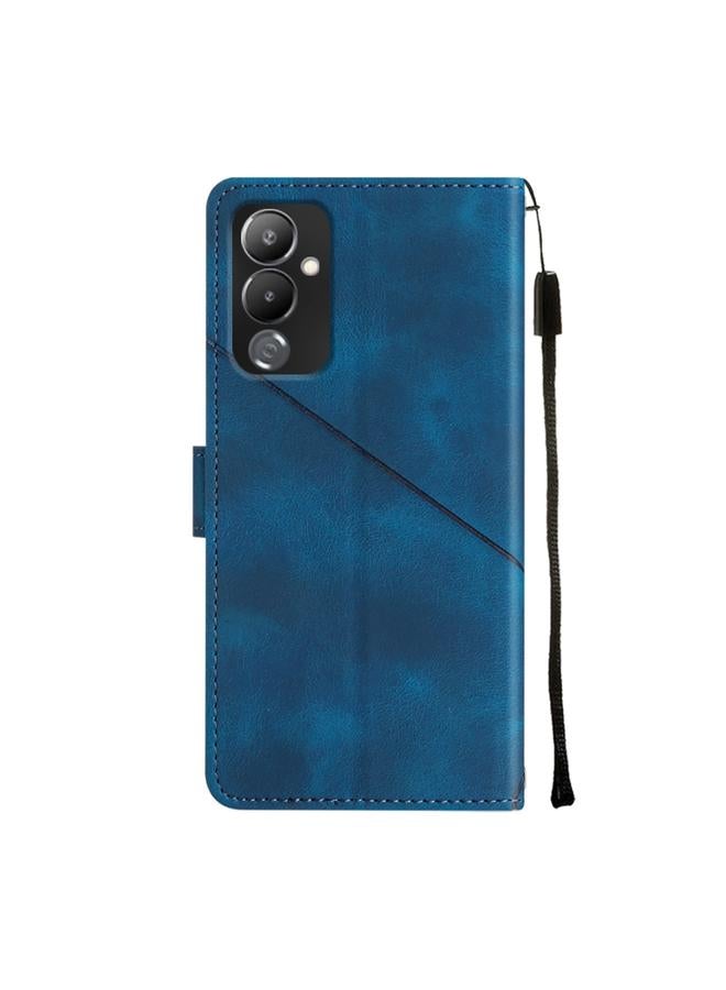 erorex Case For Tecno Pova 4 LG7n Skin-feel Embossed Leather Phone Case - Image 3