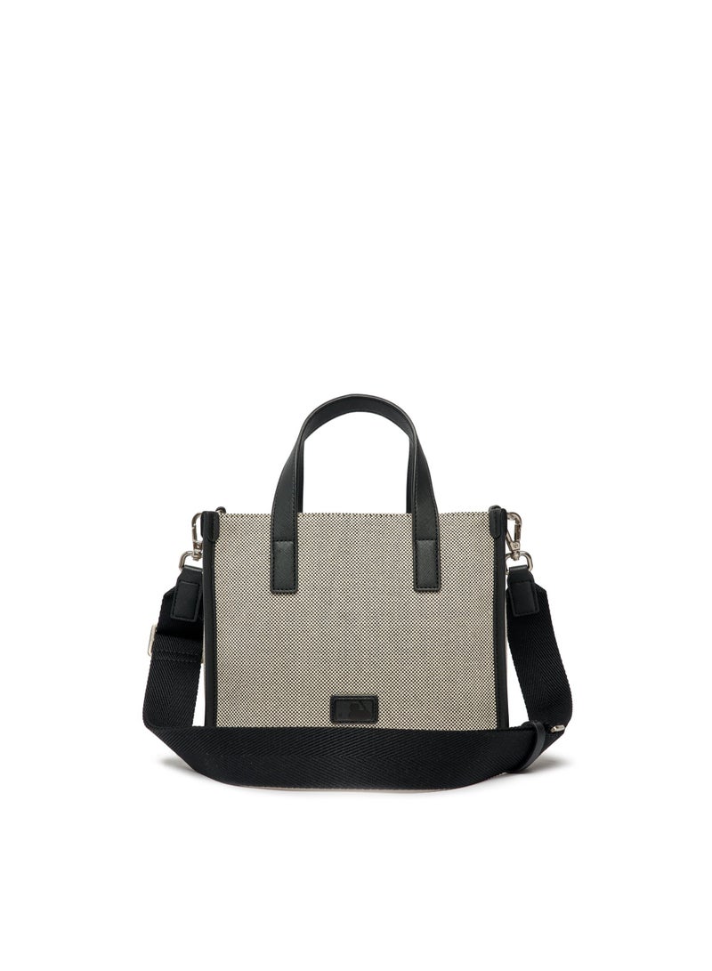 MLB Canvasg Tote Bag Shopping Bag Handbag Shoulder Bag Small Size  Black - Image 2