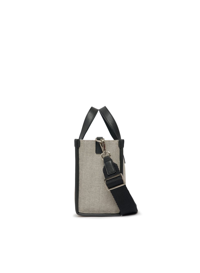 MLB Canvasg Tote Bag Shopping Bag Handbag Shoulder Bag Small Size  Black - Image 3