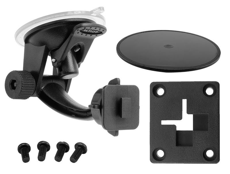ARKON Windshield Dash Suction Car Mount for XM and Sirius Satellite Radios Single T and AMPS Pattern Compatible, Black - SR114 - Image 1