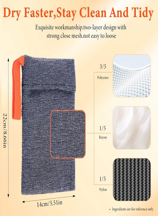 Wanmu 4 Pcs Exfoliating Soap Bags, Deep Exfoliating Foaming Soap Savers with Quick-Dry Mesh, Body Scrubber Bar Soap Pouch Sock for Bath Shower - Image 2