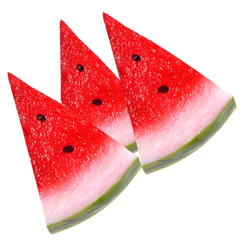 6 pcs Artificial Watermelon Slices Simulation Watermelon Model Fake Fruit Decor - Image 2