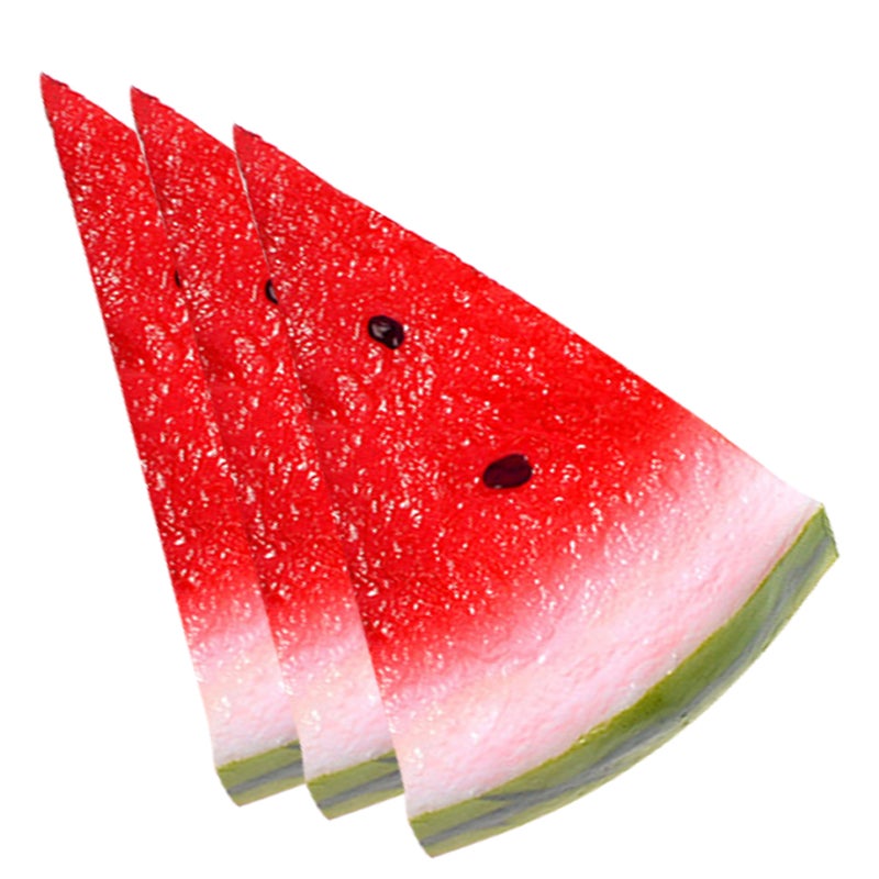 6 pcs Artificial Watermelon Slices Simulation Watermelon Model Fake Fruit Decor - Image 3