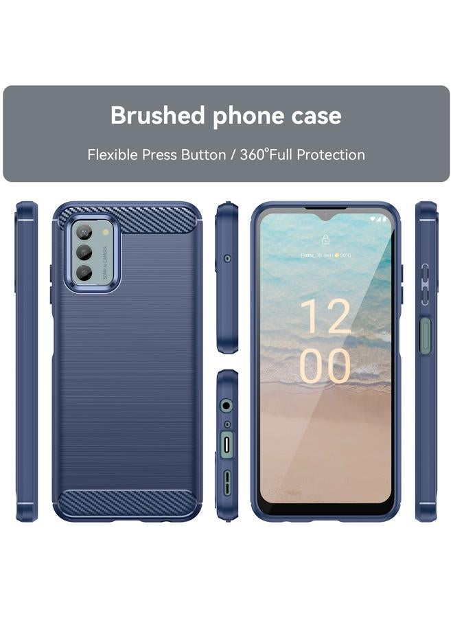 S-TOP Case For Nokia G42 Carbon Fiber Brushed Texture TPU Phone Case - Image 2