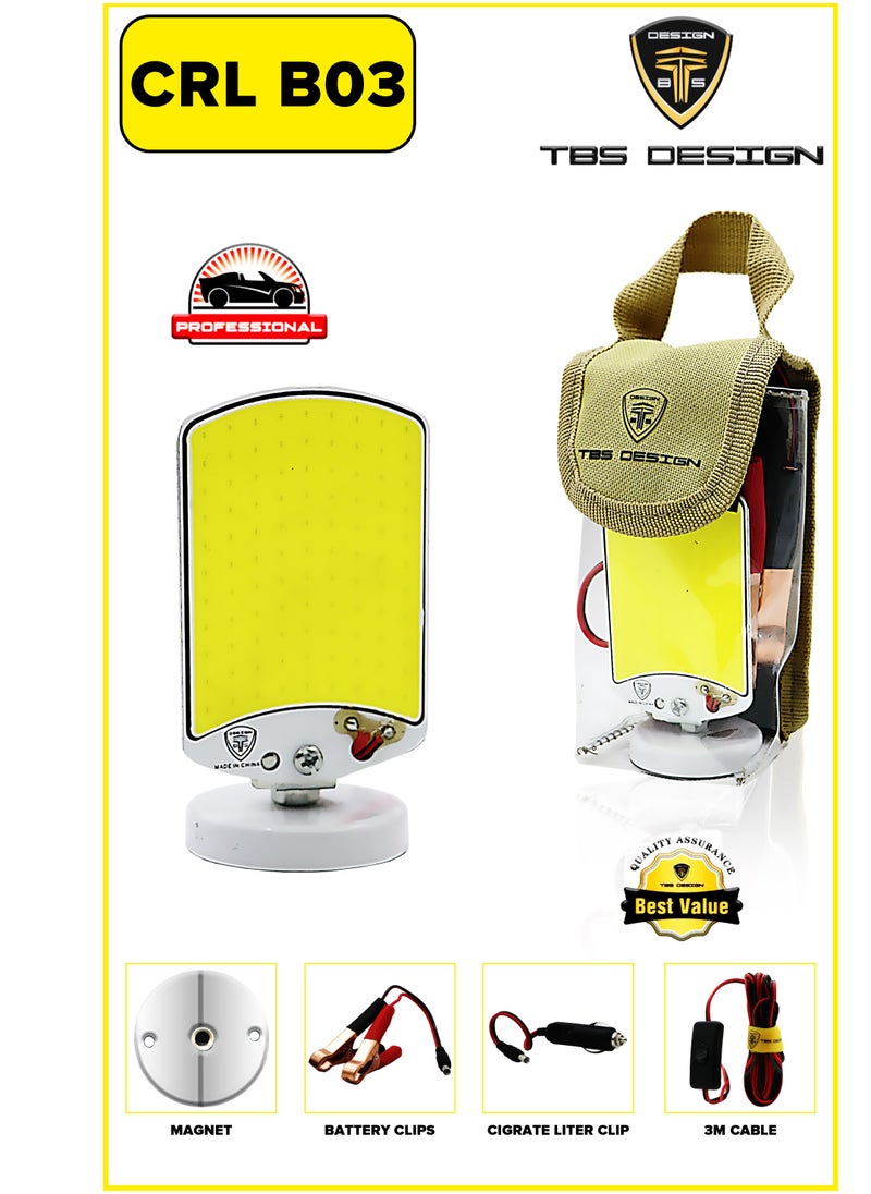 TBS DESIGN Crl-B03 360° Light Portable Work Light Led Camping Lantern Multicolor With Magnetic Base  - Image 3