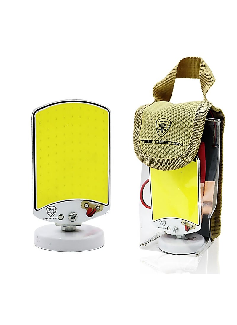 TBS DESIGN Crl-B03 360° Light Portable Work Light Led Camping Lantern Multicolor With Magnetic Base  - Image 1