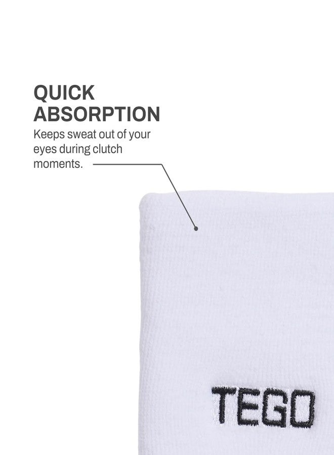 تيجو سوار معصم TEGO Core Performance | سوار سريع الامتصاص للعرق | تصميم مرن وناعم | سوار رياضي منخفض الارتفاع للتدريب والجري ويوم المباراة - Image 3