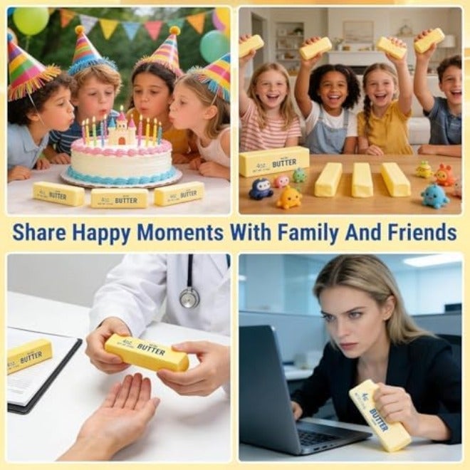 Cheese squishy toy, Slow-Rising Stress Relief Squeeze Block for Adults（13*3.5*3.5cm） - Image 5