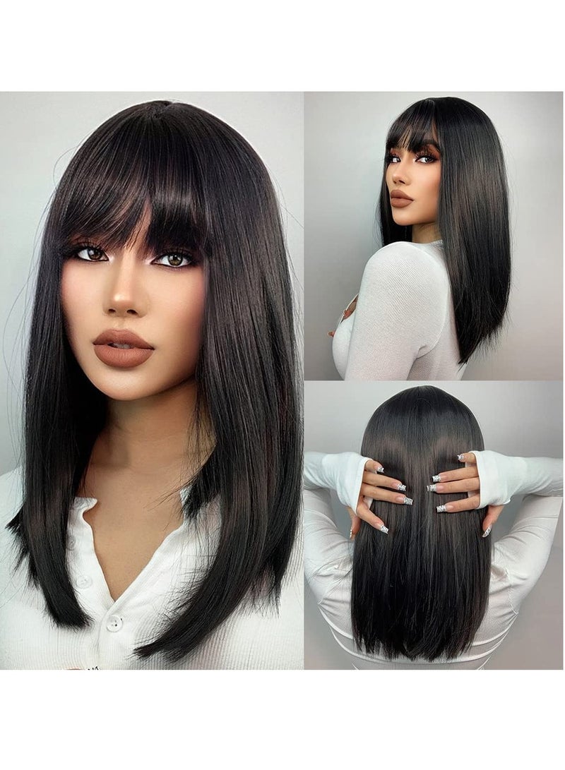 Wig Caps, Hair Styling Accessories, Stretchable Dome Mesh Women Lace Front, Black Cap Hairnets with Wide Elastic Band, Small Wigs - Image 2