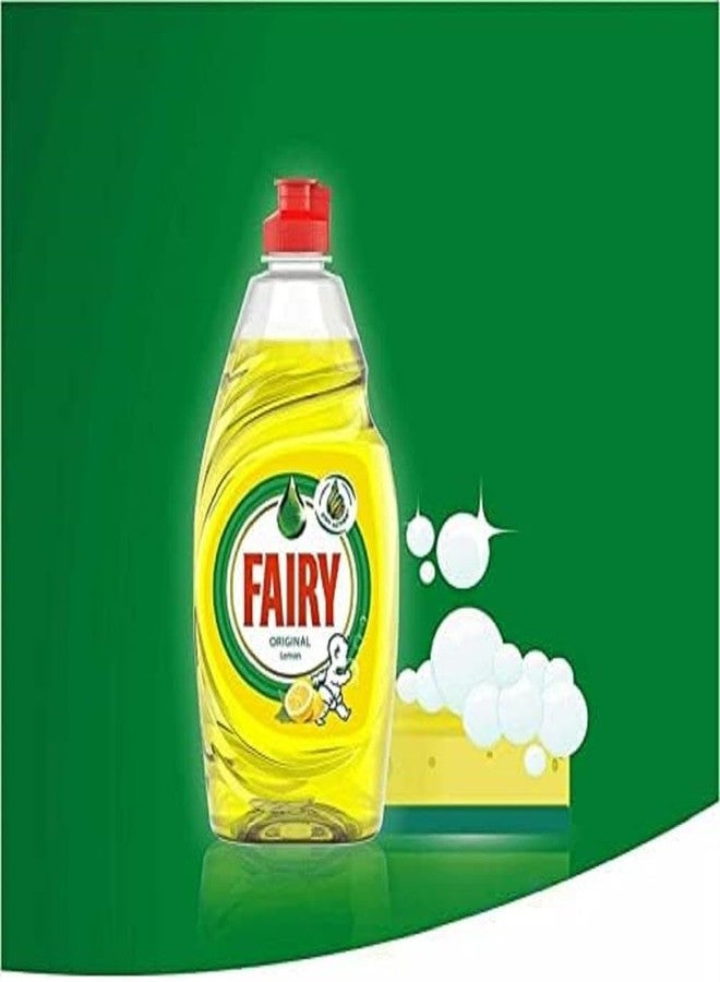 Fairy Washing Up Liquid Lemon (320ml) - Pack of 2 - Image 4
