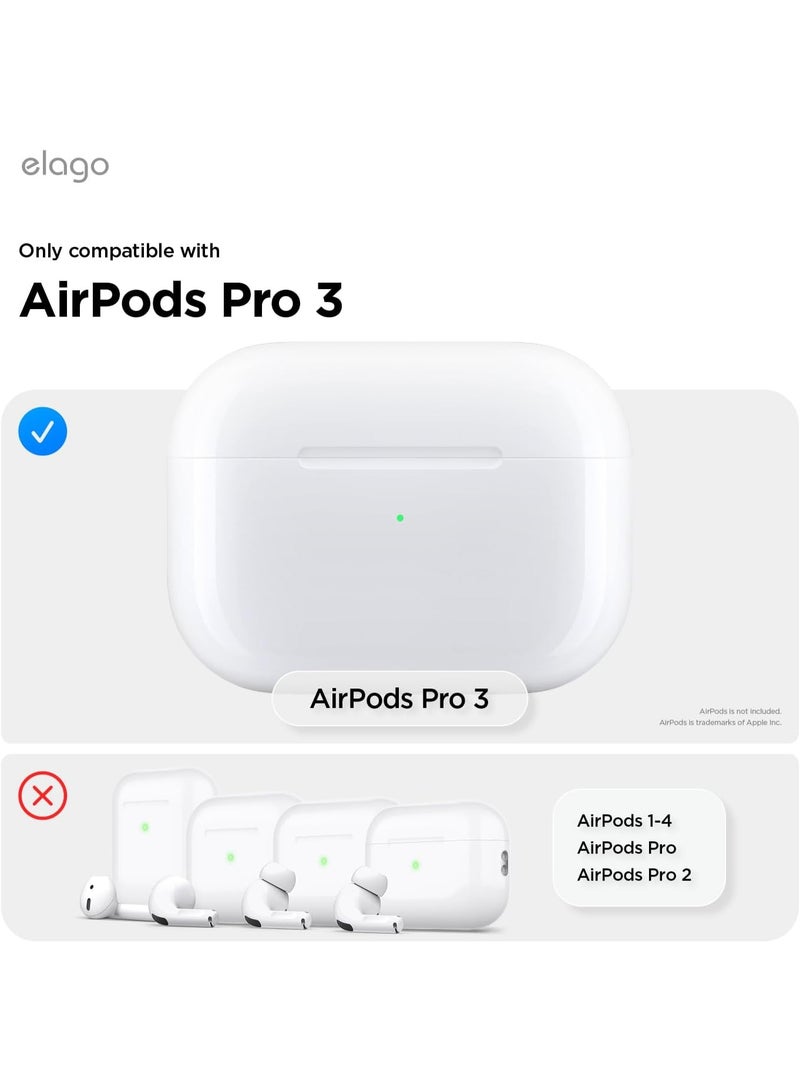 Elago AW5 Hang Compatible with AirPods Pro 3  Case Cover (2025) with Carabiner - Light Grey - Image 2