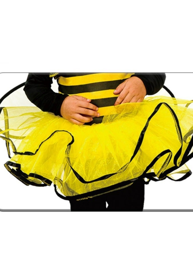 Gasin Cartoon animal bee costume, yellow striped bee petticoat costume, children's cosplay costume, animal costume  - Image 4