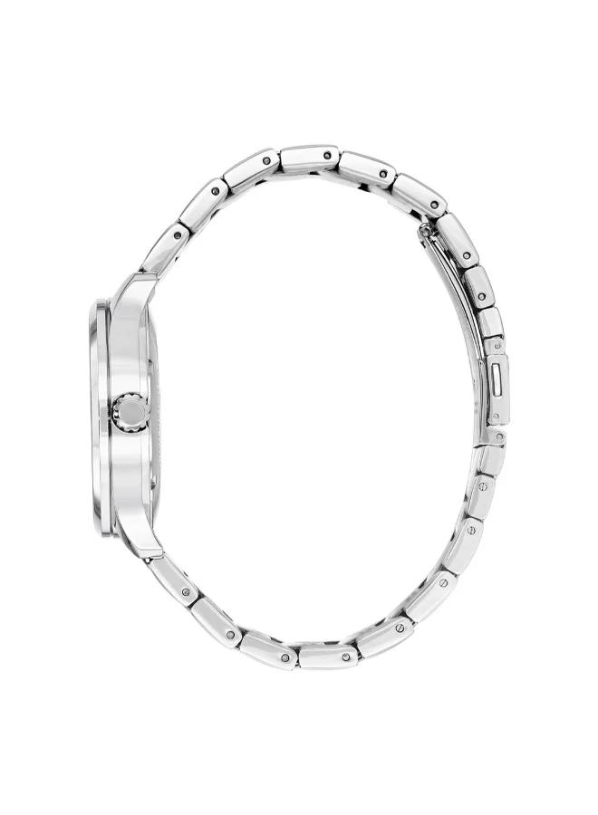 سيتيزن Men's Stainless Steel Strap Mechanical Day & Date Watch NH8350-83A - 40 mm