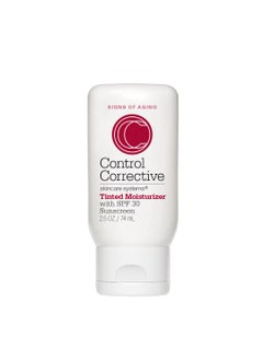CONTROL CORRECTIVE SKIN CARE SYSTEMS CONTROL CORRECTIVE Tinted Moisturizer With Spf 30 25 Oz  NonGreasy Hydration Subtle HealthyLooking Even Out Skin Tone Moisturizes  Protects Zinc Titanium Natural Sunscreen Sheer Coverage 