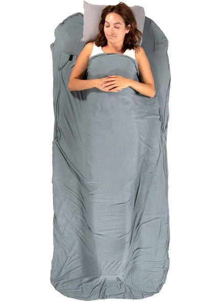 Klymit Klymit Nest Sleeping Bag Liner, 1-Person Sleeping Bag Insert,Grey 