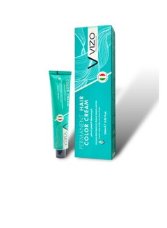 VIZO VIZO Permanent Hair Color Cream No.7.7 Medium Blonde Brown with 20 vol.100ml Oxidizing  - Image 2