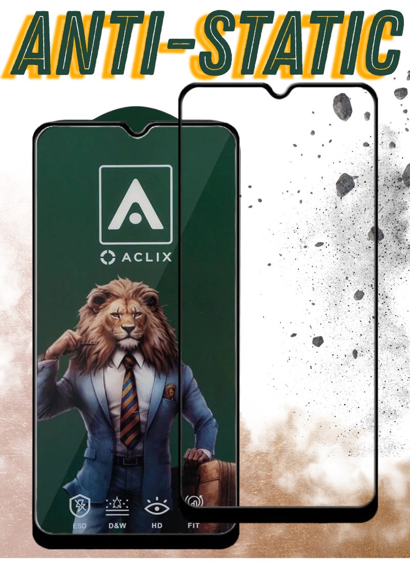 ACLIX 5 Pieces Antistatic ESD Dustproof Premium Quality High Definition Tempered Glass Screen Protector Designed For Samsung Galaxy A12 - Image 5
