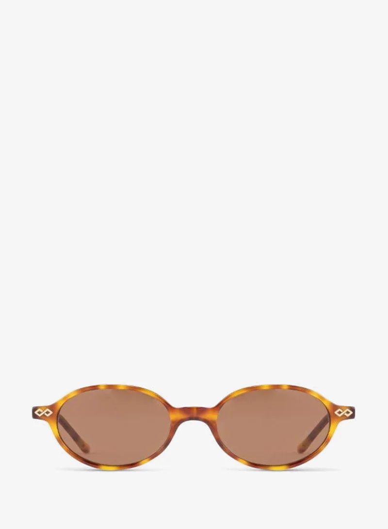 Karen Wazen Noor Oval Sunglasses