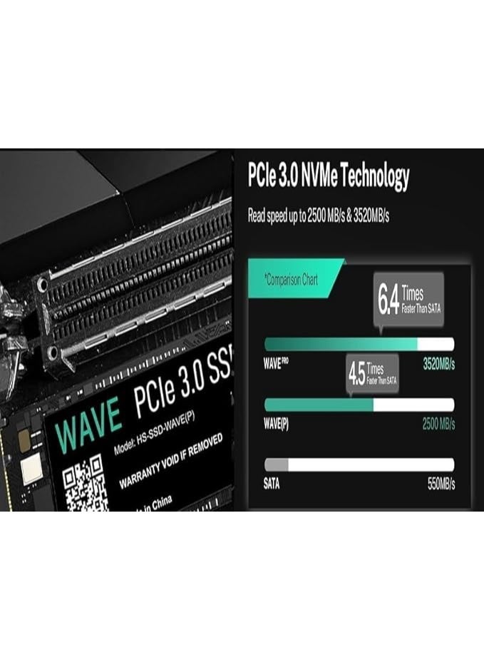 HIKSEMI WAVE(P) 256GB NVMe M.2 PCIe Gen 3 SSD Up to 1200MB/s, Internal Solid State Drive for Desktop Laptop Computer - Image 4