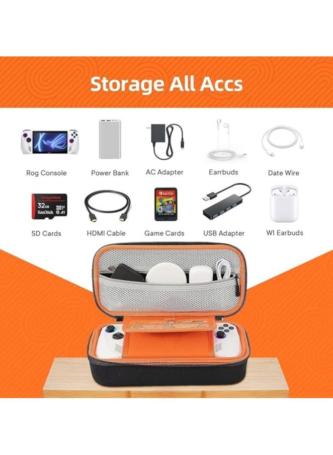 Green Tiger Hard Carrying Case for ASUS ROG Ally, Waterproof Storage Bag Compatible with New Rog Alloy Handheld Game Consoles, Handheld Console Gaming Accessories Carrying Bag, EVA Travel Storage Case - Image 5